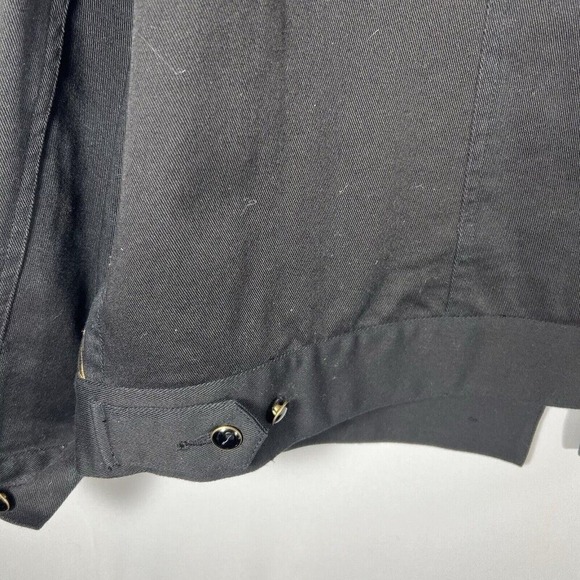 Riccio Essentials Black Gold Paisley Button Front Women's‎ Jacket Size Large - Picture 16 of 16